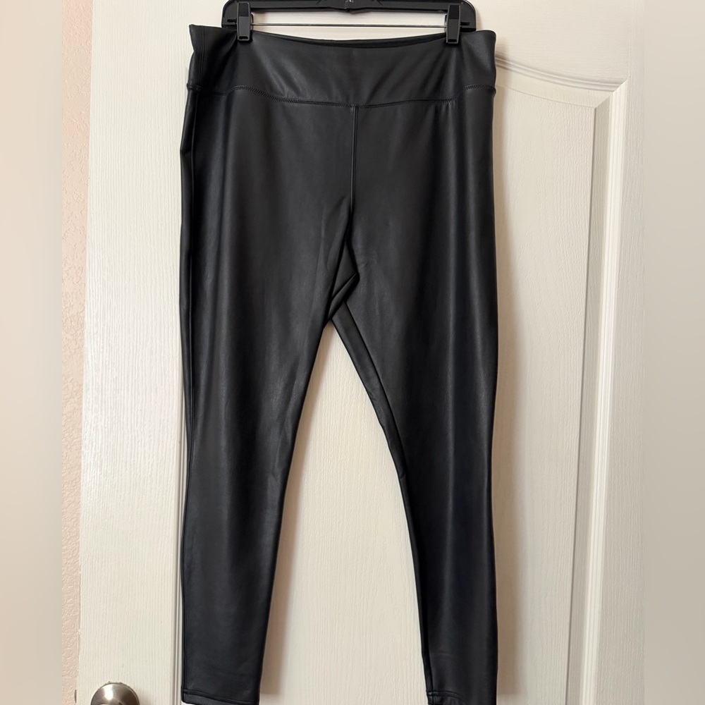 Nordstrom Black Faux Leather Pants